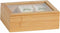Box for Infusions Andrea House cc73015 Bamboe 21 x 16 x 7,5 cm