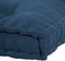 vidaXL - Pallet - Sofa - Kussen - met - Rugsteun - - - Blauw - Stof
