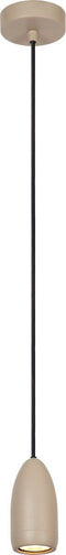 Lucide EVORA - Hanglamp - Ø 10 cm - Dimbaar - Taupe