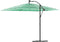 vidaXL - Parasol - met - stalen - paal - 290x290x238 - cm - groen