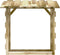 vidaXL - Pergola - met - dak - 100x90x100 - cm - geïmpregneerd - grenenhout