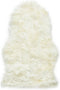 Lifa Living - Schapenvacht - Crème - ca. 95 x 60 x 5 cm - 100% Natuurlijk Schapenwol - Kleedje -