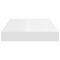 vidaXL - Wandschappen - zwevend - 40x23,5x3,8 cm - MDF - wit (2 stuks)
