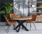 D - Livingfurn - Ronde Eetkamertafel - Mangohout - 120 cm - Bruin