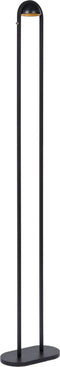 Atmooz - Vloerlamp Mika - Staande Lamp - Stalamp - Woonkamer - Zwart - Hoogte 150cm - Metaal