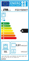 ETNA FGV150WIT - Gasfornuis - 4 gaspitten - 50 cm - 55 liter - Energielabel A - Wit