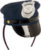 Folat Party Products - Diadeem - Blauwe politiepet met penning - Blauw
