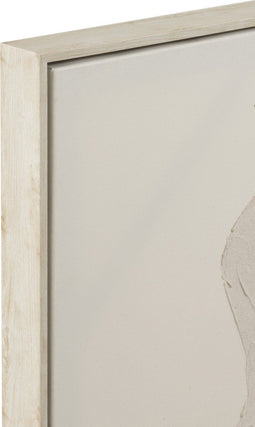 J-Line schilderij Vrouw Abstract - canvas/verf - wit