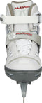 Nijdam Snow Skate - IJshockeyschaats - Verstelbaar - Semi-Softboot - Wit - Maat 29-32 (1 paar)
