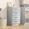 vidaXL - Dressoir - Grijs - Sonoma - 40x41x75 - cm - Engineered - Hout