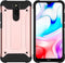 iMoshion Hoesje Geschikt voor Xiaomi Redmi 8 Hoesje - iMoshion Rugged Xtreme Backcover - Rosé