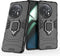 Lunso - Geschikt voor OnePlus 11 - Armor backcover hoes met ringhouder - Zwart