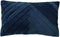 Dutch Decor FEMM – Sierkussen 30x50 cm - velvet - effen kleur - Insignia Blue - donkerblauw - Inclusief binnenkussen