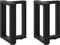 vidaXL - Salontafelpoten - 2 - st - T-vormig - 38x25x(42-43) - cm - staal - zwart