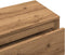 vidaXL - Halmeubelset - bewerkt - hout - artisanaal - eikenkleur