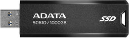 Adata SC610 - Externe SSD - 1TB - USB 3.2 - Zwart