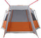 vidaXL - Autotent - 4-persoons - waterdicht - grijs - en - oranje