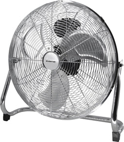 Inventum VVM401C - Vloerventilator - 3 snelheden - Ø 40 cm - 120° kantelbaar - 100 watt - Chroom