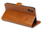 Dbramante1928 iPhone XS Max - Flip cover - Magneetsluiting en ruimte voor pasjes - Cognac