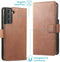 iMoshion Hoesje Geschikt voor Samsung Galaxy S21 Plus Hoesje Met Pasjeshouder - iMoshion Luxe Bookcase - Bruin