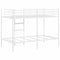 vidaXL - Stapelbed - zonder - matras - 107x203 - cm - staal - wit