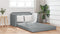 vidaXL - Vloersofa - Bed - 2-in-1 - Lichtgrijs - 124x71x78 - cm - Stof