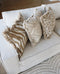 Dutch Decor LILO - Kussenhoes 40x60 cm - 100% katoen - panterprint - Tobacco Brown - bruin - met rits