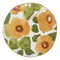 Urban Nature Culture - Good Morning - Plate met handgeschilderd bloemenmotief - Caramel Ø17 cm