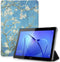iMoshion Tablet Hoes Geschikt voor Huawei MediaPad T3 10 inch - iMoshion Design Trifold Bookcase - Groen / Meerkleurig /Green Plant
