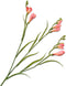 Silk-ka Zijden Bloem-Kunstbloem FreesiaTak Zalm-Roze 63 cm Voordeelaanbod Per 2 Stuks