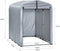 SoBuy KLS11-K - Tuinschuur - Waterdicht - Zilver - 120x176x163 cm