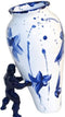 Jasmin Djerzic My Superhero vaas maat XL Delfts Blauw