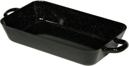Riess Ovenschaal - Emaille - 26 x 17 cm - Zwart