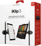 IK Multimedia iKlip 3 - Tablet houder - 360° draaibaar - Geschikt voor 7