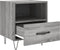 vidaXL - Nachtkastjes - 2 - st - 40x35x47,5 - cm - bewerkt - hout - grijs - sonoma - eiken