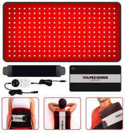 Vulpes Goods® - Draagbare Infrarood Band XL - 61 x 30,5 cm - 242 LED’s - Zwart