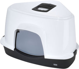 Ebi Eclipse 70 Hoekkattenbak - Zwart - 56 x 70 x 46 cm