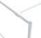 vidaXL - Inloopdouchewand - 80x195 - cm - transparant - ESG-glas - wit
