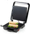 DOMO DO9245G - Panini Contact Grill - Zwevend deksel Cool touch - Zwart