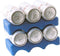 Excellent Houseware Koelelement voor blikjes - blauw - 600 gram