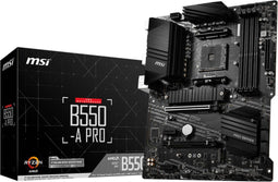 MSI B550-A PRO - Moederbord - ATX - AM4 Socket - AMD B550 - Realtek RTL8118H LAN - Realtek ALC892 HD Audio