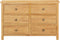 vidaXL - Ladekast - 105x33,5x73 - cm - massief - eikenhout