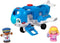Fisher-Price Little People - Samen Op Reis Vliegtuig - Geluid en Licht - (3 stuks)