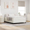 vidaXL - Bed - Frame - Crème - 140x190 - cm - Corduroy - Stof