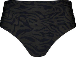 Barts Sula - High Waist Briefs - Volledige bedekking met subtiele print - Zwart