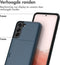 imoshion Hoesje Geschikt voor Samsung Galaxy S22 Hoesje - Ruimte voor 2 pasjes - imoshion Backcover met pasjeshouder - Donkerblauw