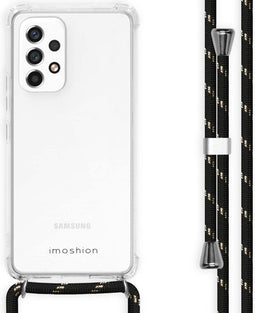 iMoshion Hoesje Geschikt voor Samsung Galaxy A53 Hoesje Met Koord - iMoshion Backcover met koord - Transparant