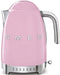 Smeg KLF04PKEU - Waterkoker - 7 temperatuurinstellingen - Roze