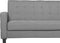 VEHKOO - Slaapbank 3-zits - Lichtgrijs - Polyester