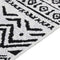 vidaXL - Vloerkleed - 160x230 - cm - katoen - zwart - en - wit